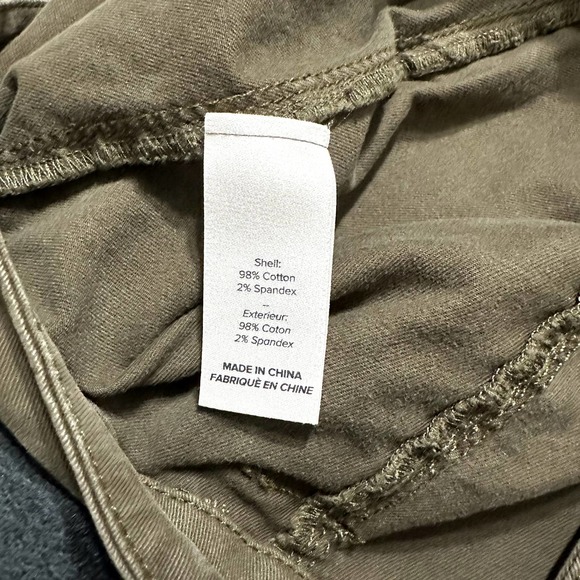 Cinq a Sept Kelly Cargo Crop Skinny Pants in Olive - Picture 6 of 6